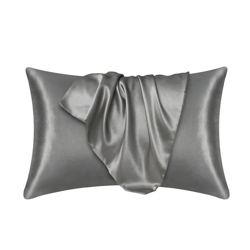 Pure Mulberry Silk Pillowcase 20×28 Inch Gold Standard Pillow Cover for Hair & Skin Care Cooling Breathable Bedroom Sleep Accessory Anti-Fri