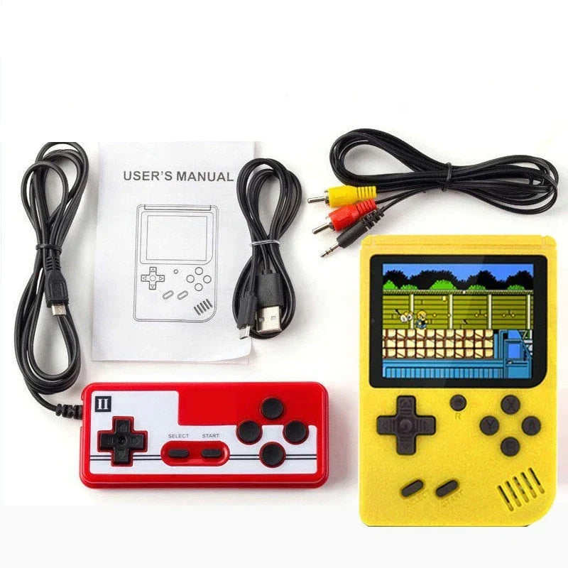 Handheld Gaming System with 400 Built-In Classic Games & 3-Inch Color Screen for Kids & Adults