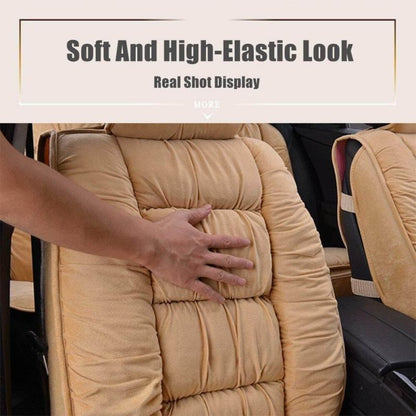 Car Seat Cover for Cars, Car Seat Cushion with Short Plush Padding, Universal Car Seat Cover for Driver and Passenger