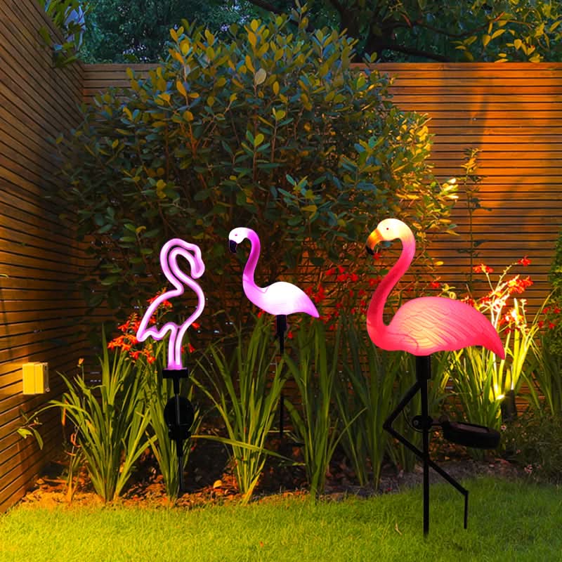 FLAMINGOLIVA – Solar Flamingo Garden Light for Outdoor Decor
