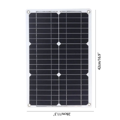 Flexible Solar Panel | 1200W Monocrystalline Solar Power with Dual USB Ports | Lightweight Charging Solution for Outdoor Adventures