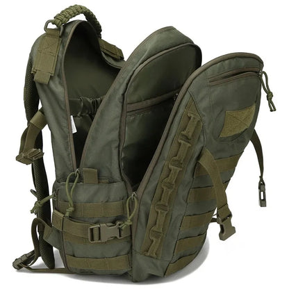 TrekNexus | 35L Tactical Hiking Backpack with MOLLE System | Waterproof Design for Outdoor Adventures