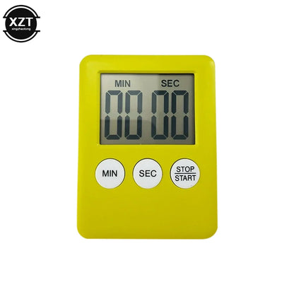 Countdown Timer Magnetic LCD 2.8 Inch Screen Alarm Clock Home Office Study Workout Productivity Tool Kitchen Baking Cooking Interval Trainin