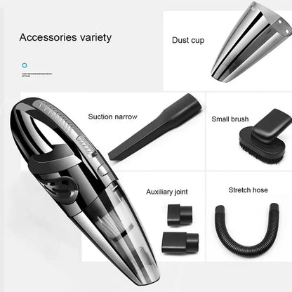 Cordless Handheld Vacuum Cleaner 120W Cyclonic Suction Rechargeable Battery 30 Min Runtime for Home Car Upholstery Pet Hair