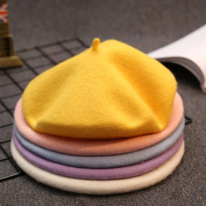 Marlene | Classic Wool Beret with Stretchy Fit | Stylish Accessory for Winter