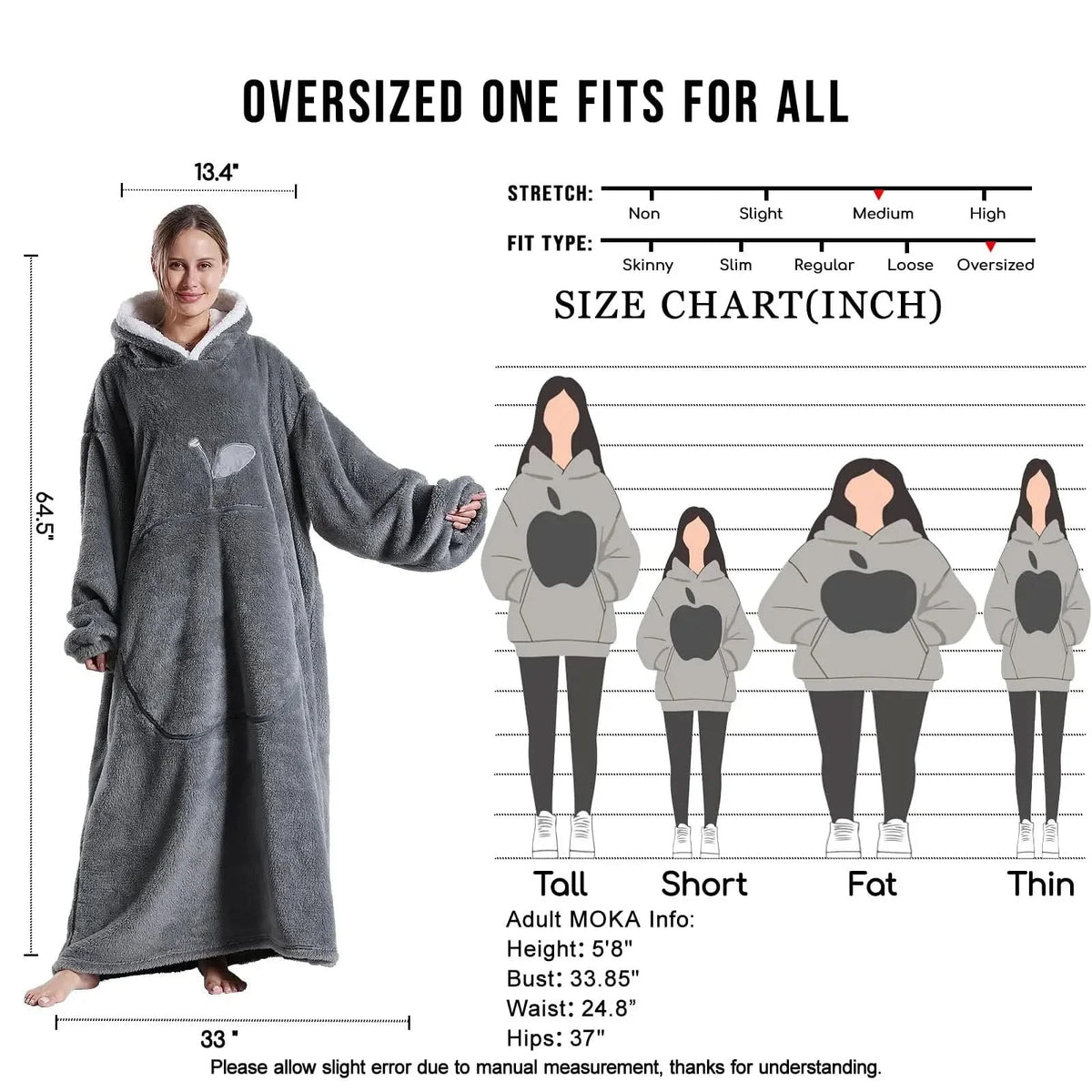 HOODSNUG – Hooded Wearable Blanket for Cozy Comfort