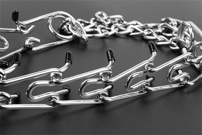 Prong Training Collar for Dogs with Rubber-Tipped Pins – Adjustable No-Pull Design for Leash Training & Behavior Control