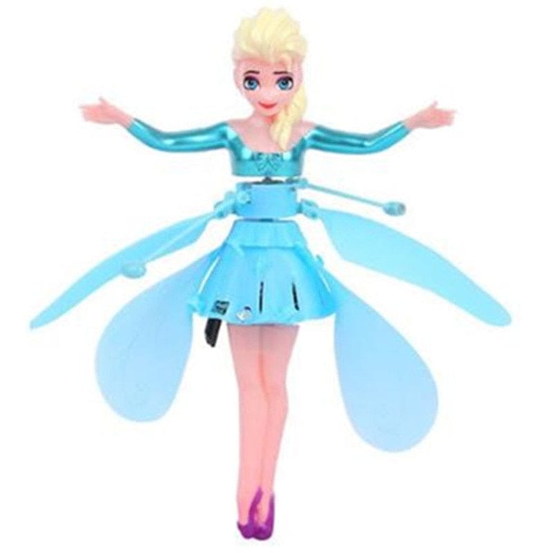 Flying Fairy Doll – Hand-Controlled Hovering Toy with Light-Up Wings for Girls & Boys – Interactive Flight Play