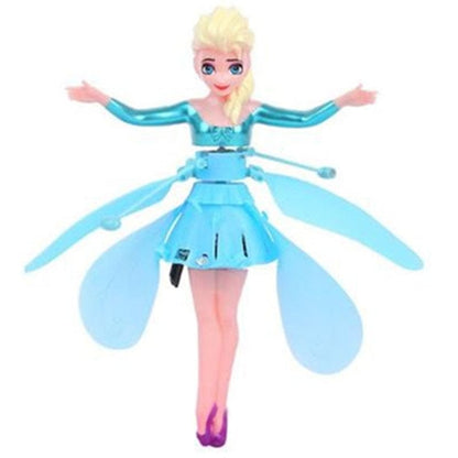 Flying Fairy Doll – Hand-Controlled Hovering Toy with Light-Up Wings for Girls & Boys – Interactive Flight Play