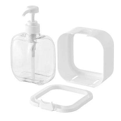 Countertop Liquid Soap Pump Dispenser with Press Mechanism for Bathroom Vanity, Kitchen Sink & Shower | Modern Minimalist Scandinavian Desig