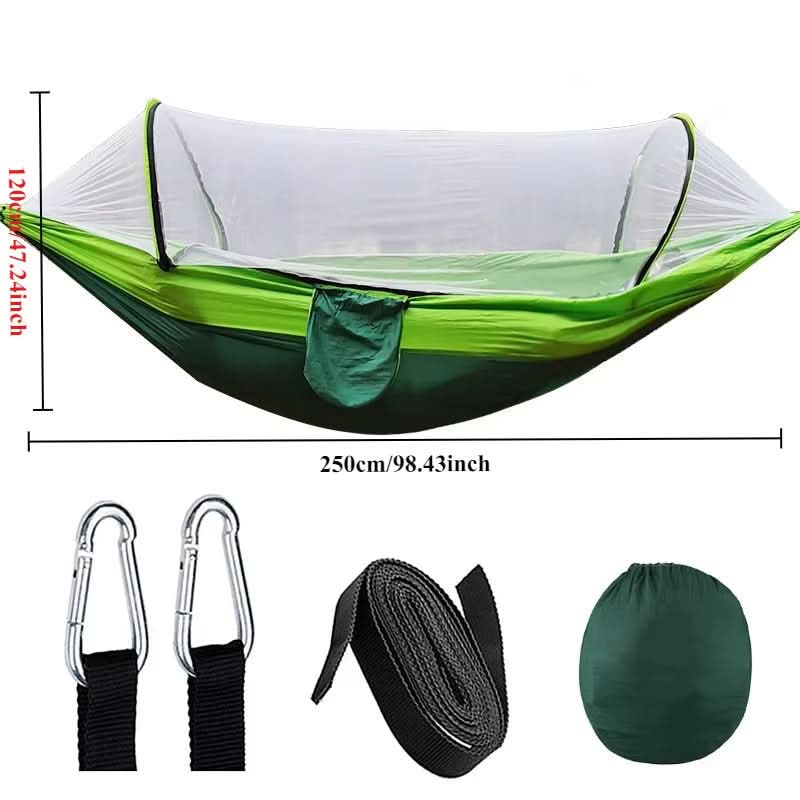SWINGSAFE – Camping Leisure Hammock with Mosquito Cover