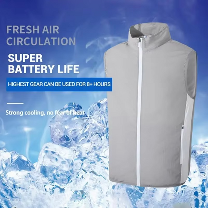 Cooling Vest | USB Rechargeable Cooling Jacket with Adjustable Airflow | Lightweight Design for Outdoor Comfort