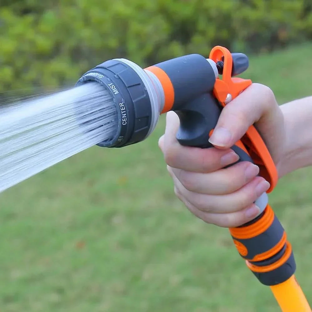 SprayMaster Pro - Garden Spray Gun - Utility Style - 8 Mode Control