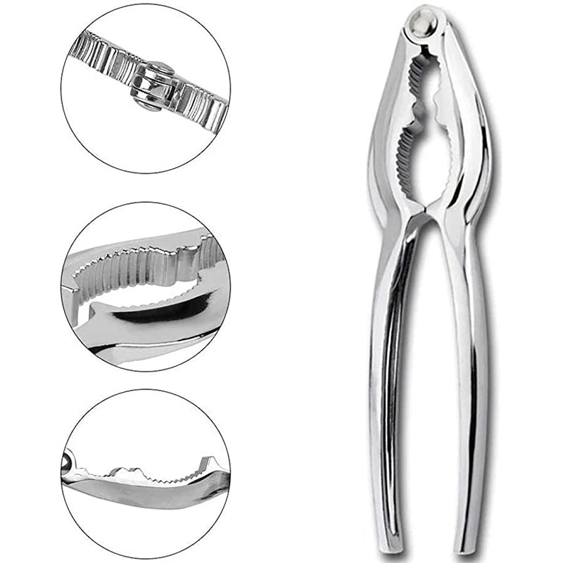 Seafood Tool Kit - Stainless Steel Crab Crackers and Lobster Forks