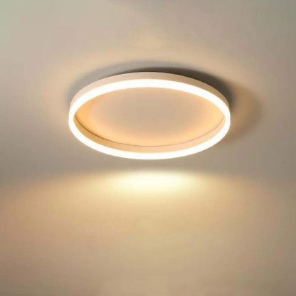 20 in Dimmable LED Ceiling Light with Remote Iron & Acrylic Fixture for Bedrooms Hallways Living Rooms Modern Low-Profile Design