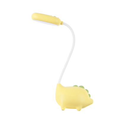 Compact LED Desk Lamp with Integrated Light in Vibrant Colors for Bedroom, Office & Living Room
