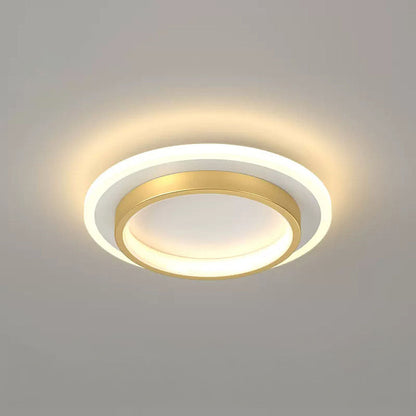 Round Flush Mount LED Light 2 in Low Profile for Bedroom Hallway Living Room Kitchen Entry Modern Ultra Slim Disk Design 10W 20W Integrated