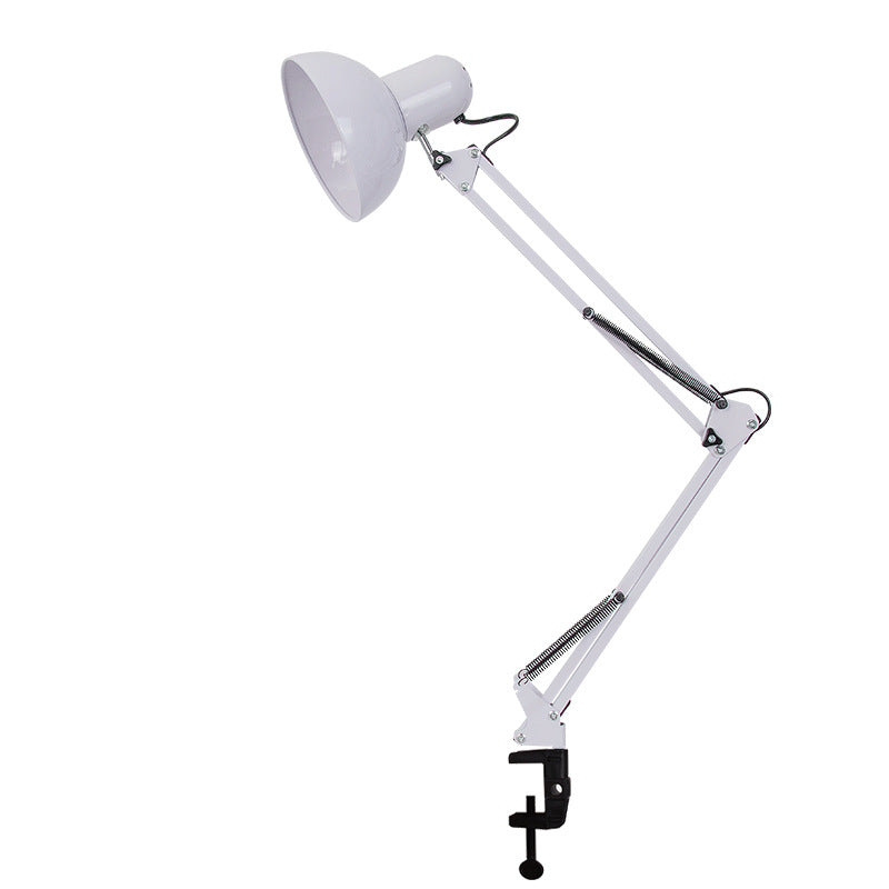 Metal Desk Lamp with E26 Socket for Bedside Reading and Office Task Lighting in Modern Homes