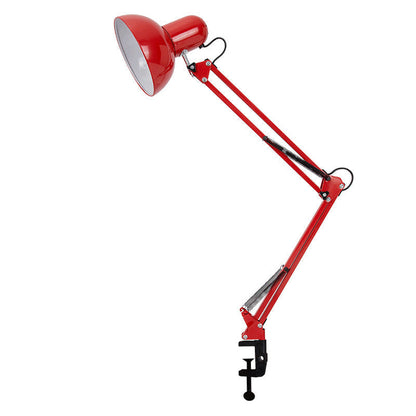 Metal Desk Lamp with E26 Socket for Bedside Reading and Office Task Lighting in Modern Homes