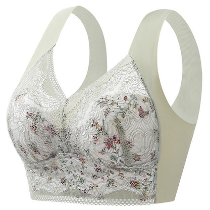 Full Coverage Wireless Bra for Women - Smooth Support T-Shirt Bra with Wide Straps - Everyday Comfort Underwire-Free Design - Breathable