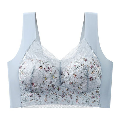 Full Coverage Wireless Bra for Women - Smooth Support T-Shirt Bra with Wide Straps - Everyday Comfort Underwire-Free Design - Breathable