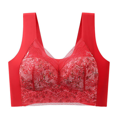 Full Coverage Wireless Bra for Women - Smooth Support T-Shirt Bra with Wide Straps - Everyday Comfort Underwire-Free Design - Breathable