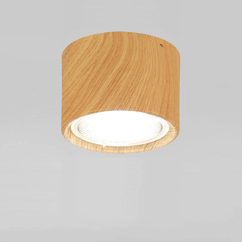 Adjustable Cylinder Spotlight – Surface Mount LED Ceiling Light – Directional Accent Fixture for Living Room, Hallway & Kitchen – Modern