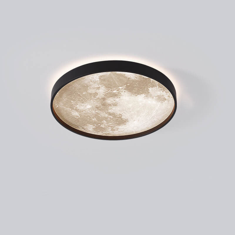 Recessed LED Overhead Fixture 10-22 Inch Diameter 18-48W Three-Color Temperature Control Iron Acrylic Contemporary Low-Profile Hardwired Ins