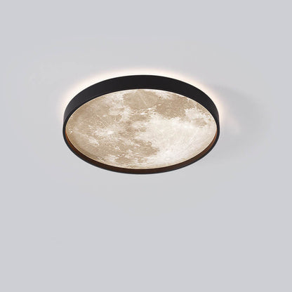 Recessed LED Overhead Fixture 10-22 Inch Diameter 18-48W Three-Color Temperature Control Iron Acrylic Contemporary Low-Profile Hardwired Ins