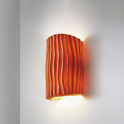 Resin Sconce Bi-Directional Light 10 inch Modern Wall Mount for Bedroom Hallway Study Accent Lighting