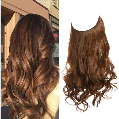 Clip-In Human Hair Extensions 100% Real Remy Hair Add Volume Length 14-18 Inches Heat Resistant Seamless Blend Natural Texture for Everyday