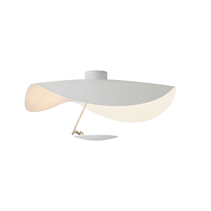 Modern LED Overhead Fixture 17W Metal Hanging Light Black White Gold for Kitchen Dining Room Bedroom Ceiling Mounted