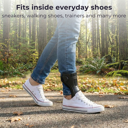 Adjustable Ankle Foot Orthosis Brace for Drop Foot Support | Toe Lift AFO Splint for Walking Stability and Gait Correction | Lightweight Mob