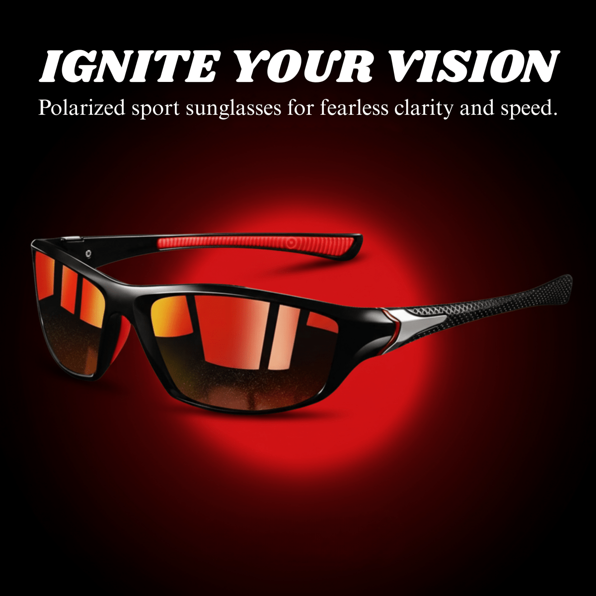Polarized Sport Sunglasses UV400 Anti-Glare Cycling Running Driving Fishing Lightweight Athletic Shades Men Women Outdoor