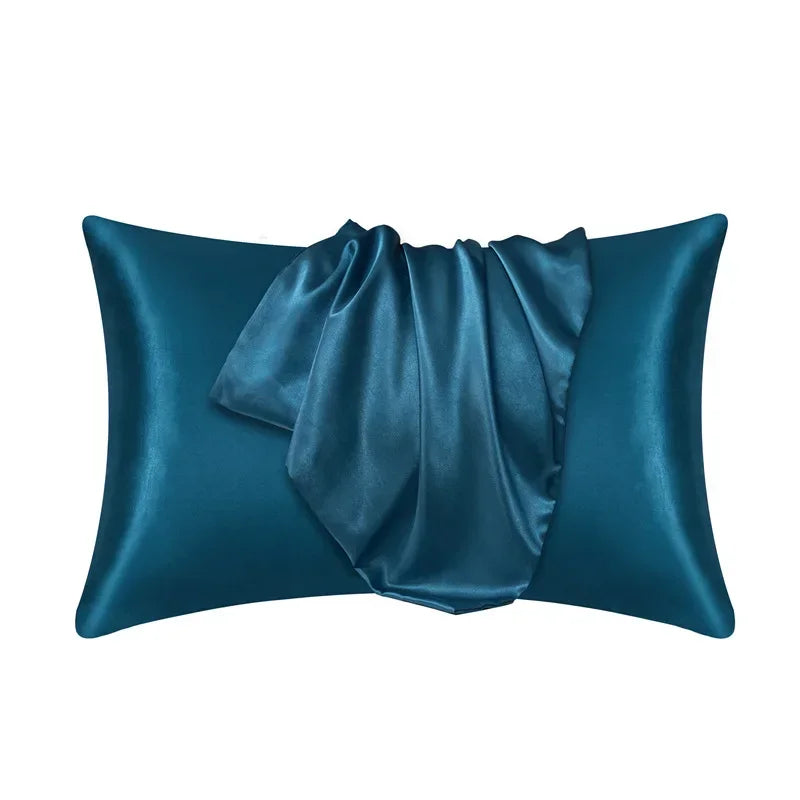 Pure Mulberry Silk Pillowcase 20×28 Inch Gold Standard Pillow Cover for Hair & Skin Care Cooling Breathable Bedroom Sleep Accessory Anti-Fri