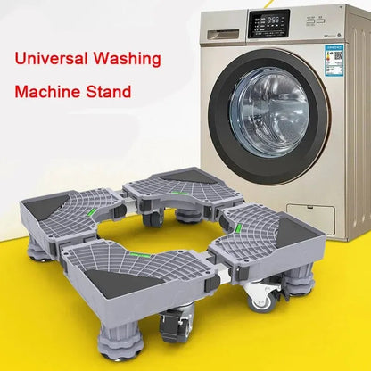 Stabilova | Adjustable Roll Base for Appliances with Shock Absorption | Height Adjustable & Lockable Wheels for Easy Mobility