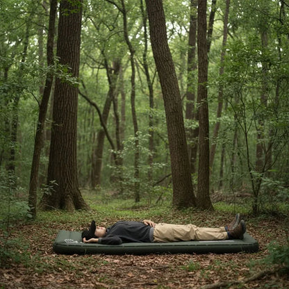 SLEEPCAMP – Inflatable Camping Pad with Carry Storage Bag