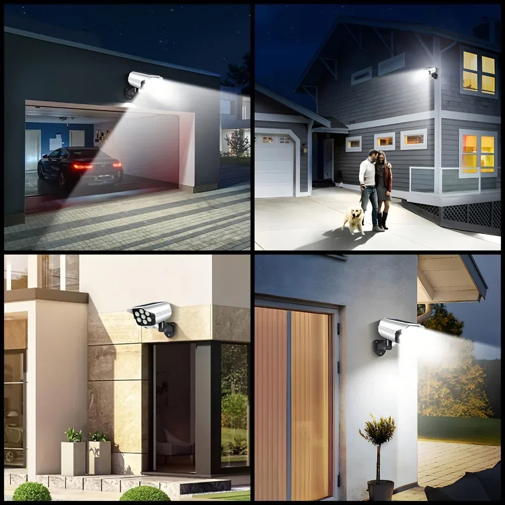 2000LM Motion Sensor Solar-Powered LED Security Floodlight