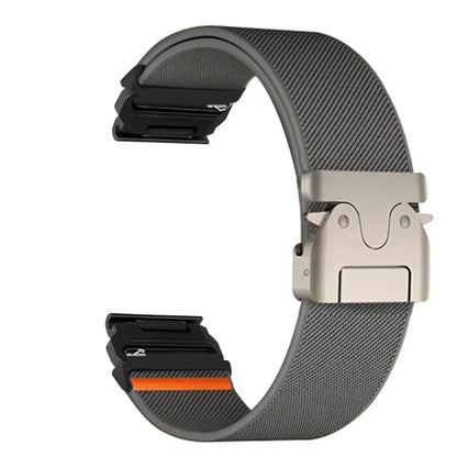Tactical Nylon Watch Band for Active Smartwatches – Adjustable, Durable Wrist Strap in Multiple Widths – Compatible Replacement
