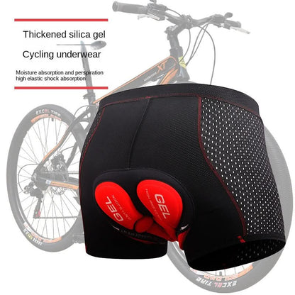 Padded Cycling Shorts with Gel Insert for Men & Women – Breathable Performance Bike Shorts for Long Distance Road Rides, Mountain Biking &