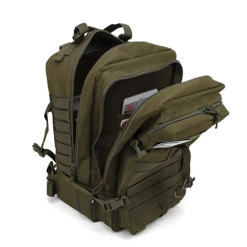 Adventure Ready | Travel Backpack with Water Resistance & MOLLE System | Spacious Design for Outdoor Enthusiasts
