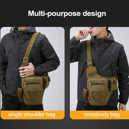 Adventure Ready | Multi-Pocket Hiking Bag with Water-Resistant Design | Versatile Carrying Options for Outdoor Adventures
