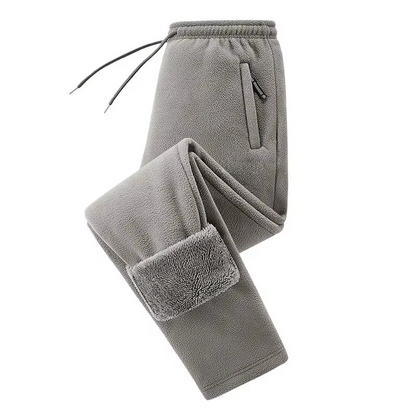 Men's Thermal Fleece Pants – Sherpa-Lined Winter Joggers for Cold Weather, Soft Insulated Sweatpants for Outdoor & Everyday Wear