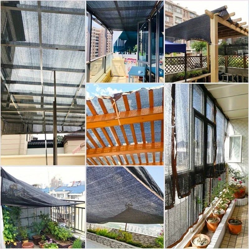 Sable Shade Cloth - UV-Resistant Garden Shade Fabric, Reinforced Corners