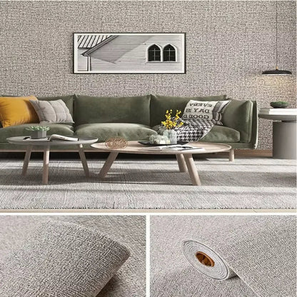 3D Foam Wall Covering Self-Adhesive Fabric-Look Panels Peel and Stick Waterproof Textured Decor for Bedroom Living Room DIY Renovation Rente