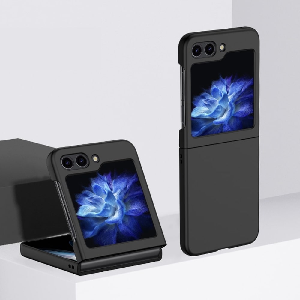 Protective Hard Shell Phone Case for Foldable Flip Smartphones – Wireless Charging Compatible, Raised Edge Screen Protection, Precision