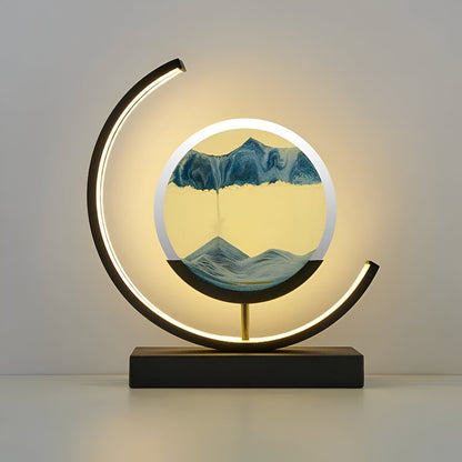 SandLuxe | Sand Lamp with Remote Control & Dimmable Feature | Unique Flowing Design for Relaxation