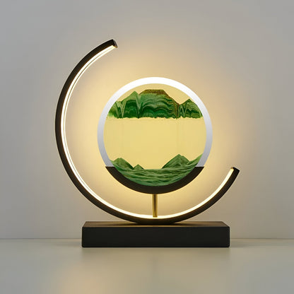 SandLuxe | Sand Lamp with Remote Control & Dimmable Feature | Unique Flowing Design for Relaxation