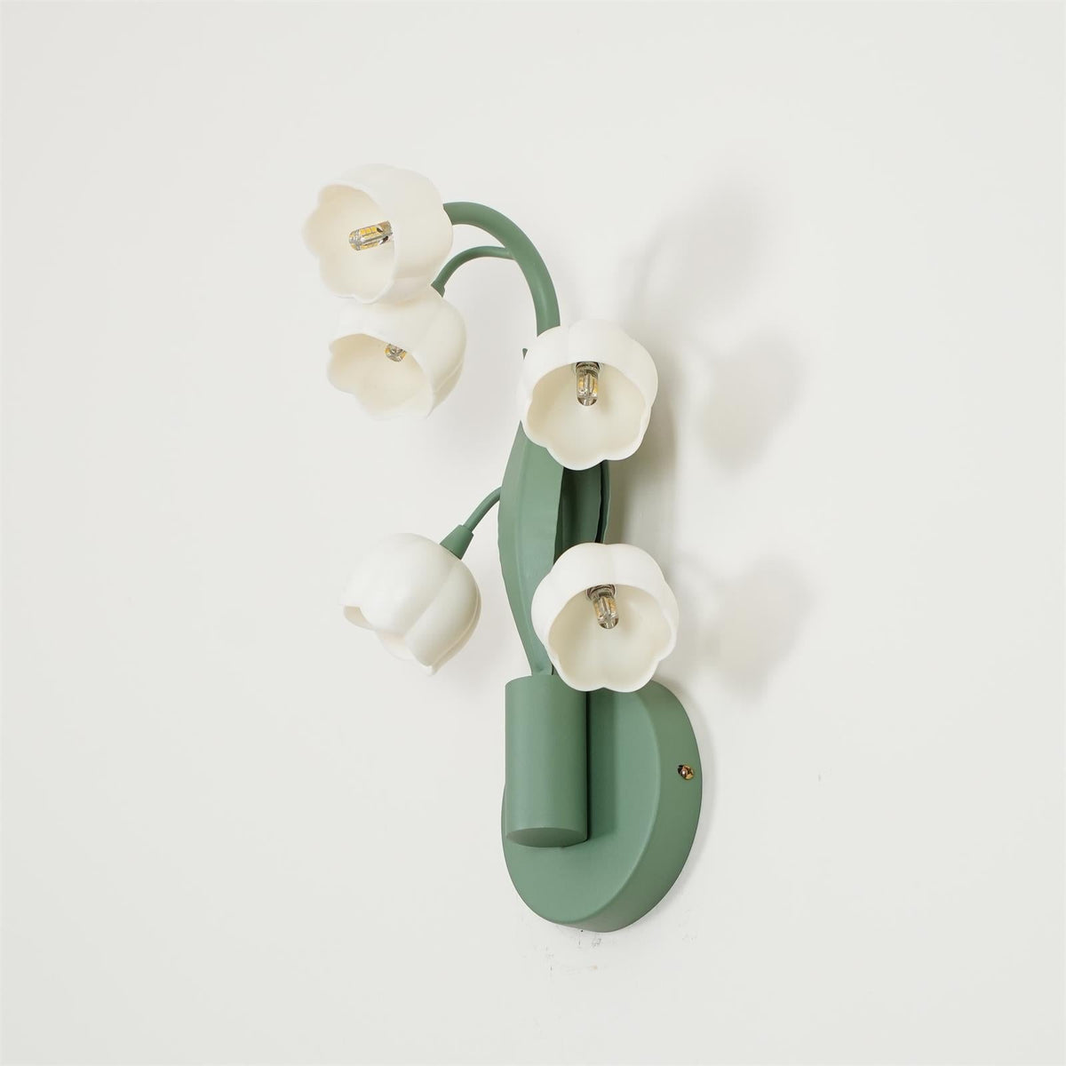 Orchid-Inspired Decorative Sconce with Adjustable Color Lighting for Bedroom Living Room Bathroom Modern Nature Accent Wall Mount Metal Fixt