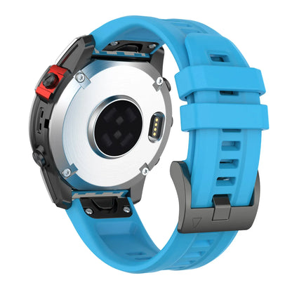 Silicone Fitness Watch Strap Replacement Band Compatible with Fenix, Instinct & Venu | Quick-Release Pin | Sweat-Resistant | For Outdoor